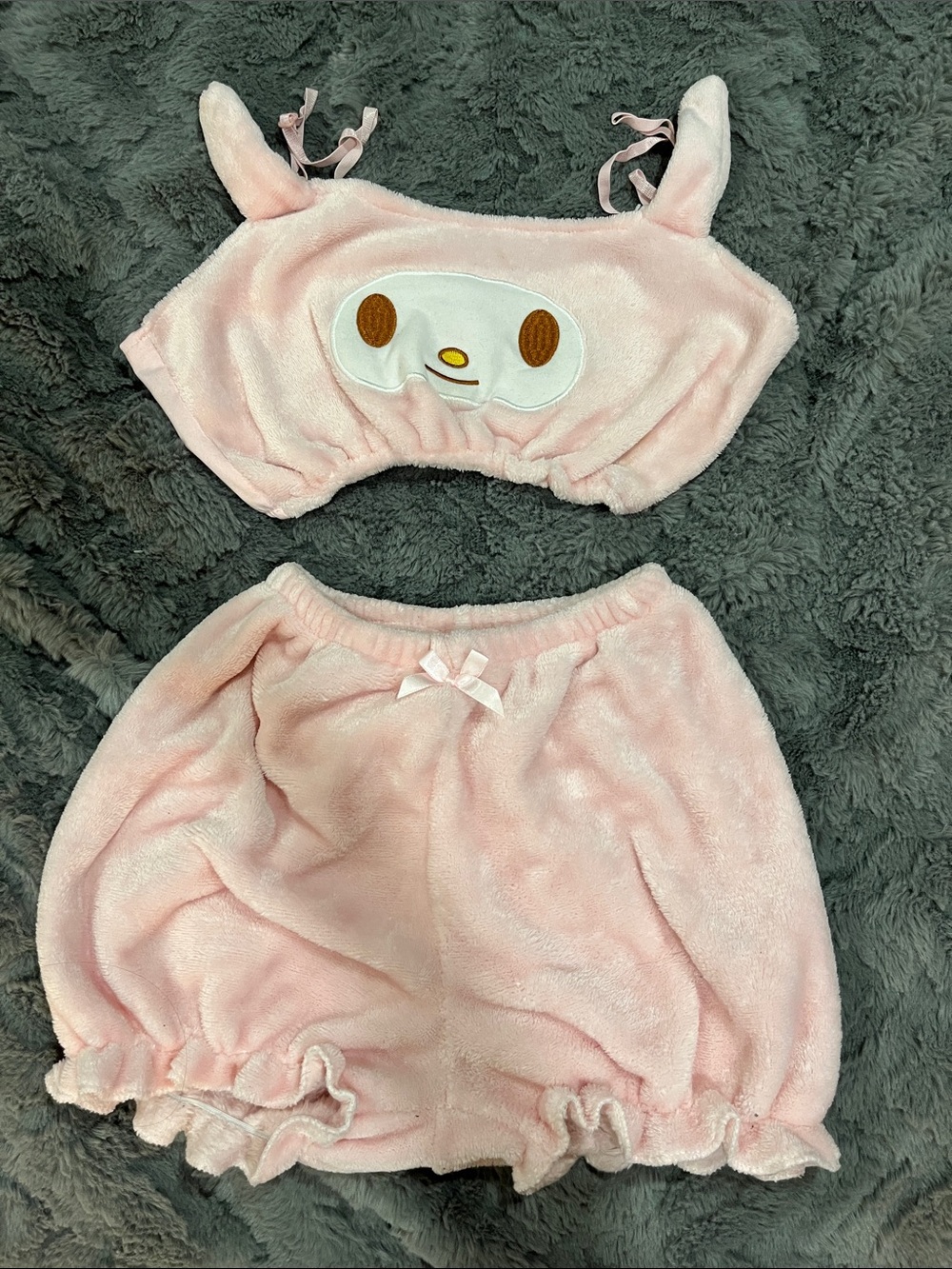 My melody Plush Pink Two-Piece Sleep Set